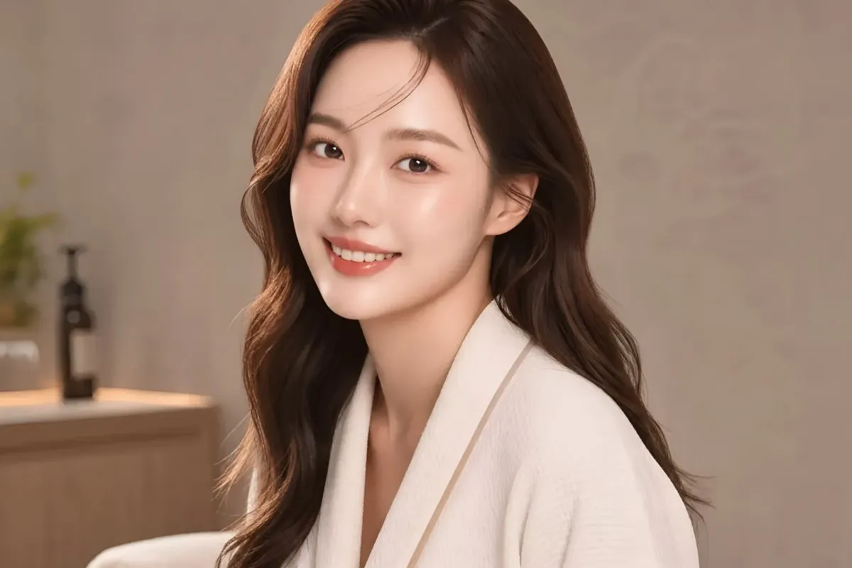 중곡동출장마사지 관리사가 빌라 실내에서 저녁 코스를 준비하는 모습